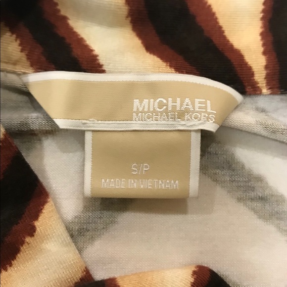 Michael Kors Animal Print Top - Picture 3 of 4